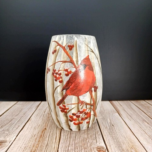 Vaso vetro cardinale stony - vaso,