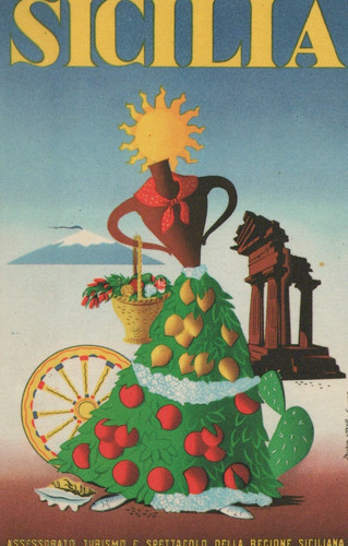Cartolina sicilia assessorato - cartolina,