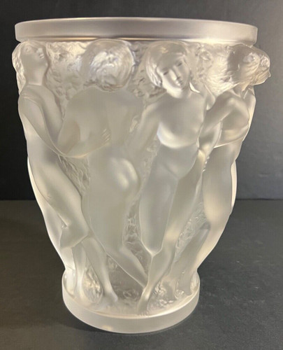 Lalique frosted bacchantes - lalique,