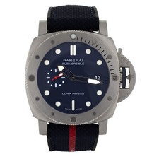 Nuovo Orologio Panerai Submersible Luna Rossa Acciaio Inox 44mm PAM01391