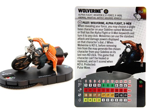 Heroclix 054 wolverine - heroclix,