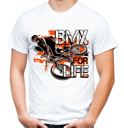 Shirt bmx for life - t-shirt,