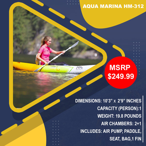Aqua marina 312 - hm-312, kayak