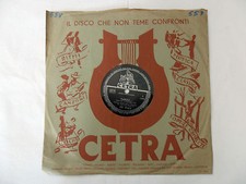 DISCO VINILE 78 GIRI Esperia Luigi Granozio 78 GG CETRA DD 10403