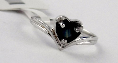 L35 zaffiro anello argento 925 - zaffiro,