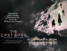 THE LOST BOYS 1987 quad poster