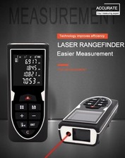 Misuratore Distanza 50m Metro Digitale Batteria  Distanziometro Livella Display