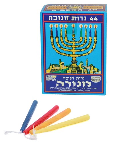 Candele kosher colorate - 44,