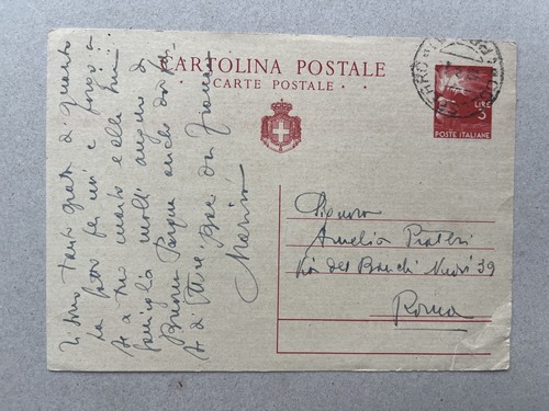 Intero postale italia - m),