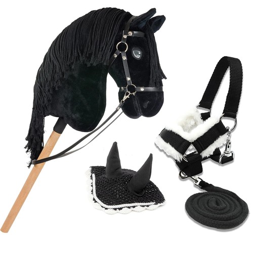Hobby horse frison nero - horse,