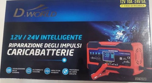 Caricatore batterie 12v 24v - batterie,
