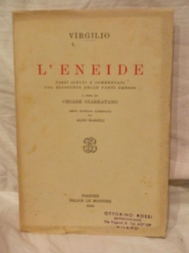 Eneide virgilio - l'eneide,