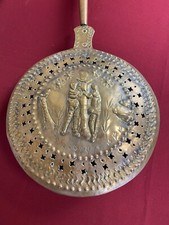Antica padella carbone in rame
