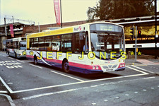 ORIGINAL 35mm SLIDE 6805-First  VOLVO B7L/WRIGHTS 733 MV02VBM Manchester 25.7.02