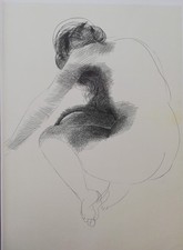  Emilio Greco -Disegno per Ovidio - litografia, 1965