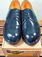Dr Martens Vintage Made in England anni 90 uomo punta acciaio 3 occhielli taglia UK 9 (186)