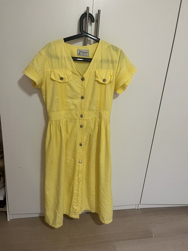 Vestito giallo chemisier - , –