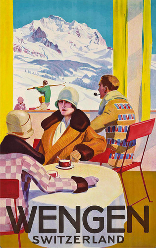 Wengen svizzera stampa - wengen,, |