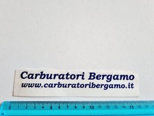 ADESIVO CARBURATORI BERGAMO