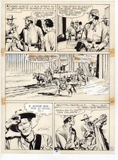 GIOVANNI TICCI - TAVOLA ORIGINALE TEX - 'FUGA DA  ANDERVILLE'