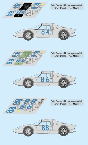 Decals porsche 904 targa - decals,