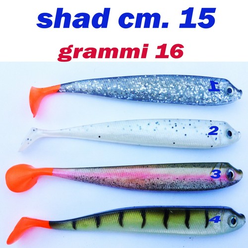 Esca artificiale shad gomma - esca,