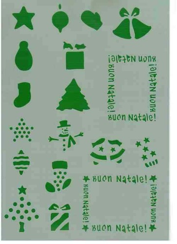 Stencil decorazioni - stencil, g