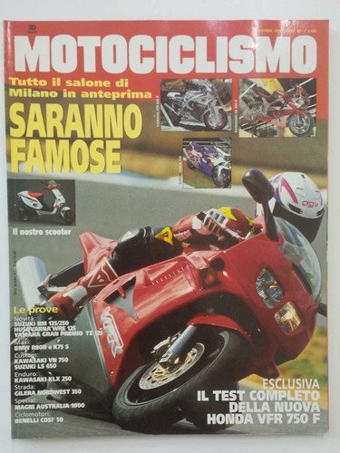 Motociclismo novembre 1993 - motociclismo,