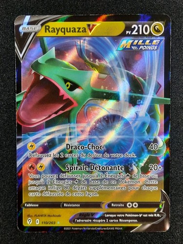 Carte pokémon rayquaza - rayquaza, v