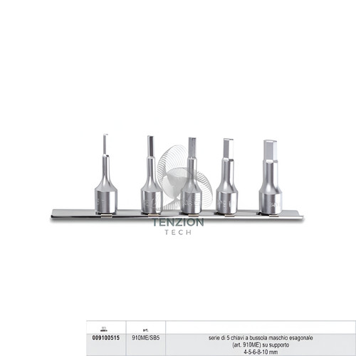 Set chiavi bussola maschio - set,