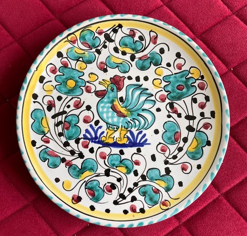 Piattino porcellana dipinto - in,