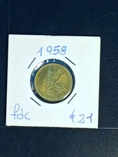 MONETA   REPUBBLICA ITALIANA  20 LIRE 1958 FIOR DI CONIO  VEDI FOTO LEGGI NOTE