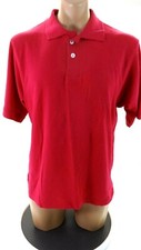 NWT SEVENTY7 MEN'S DARK PINK COTTON POLO SHIRT SIZE M