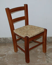 Sedia bimbo in legno sediolino