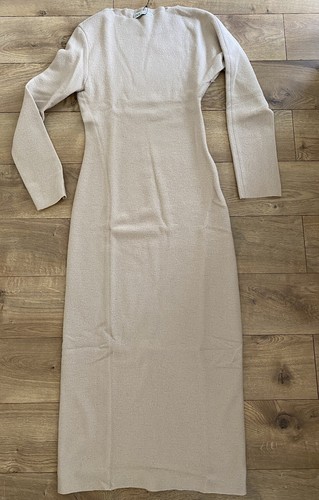 Nuovo abito lungo beige zara - lungo,