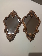 Coppia specchi antichi legno