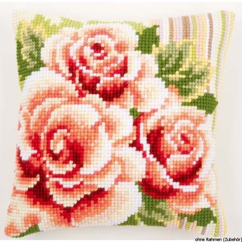 Cuscino punto croce - cuscino,