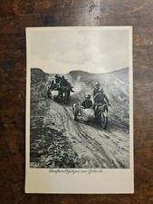 CARTOLINA MILITARI IN SIDECAR