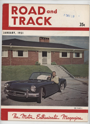 Road and track january - and, 1951