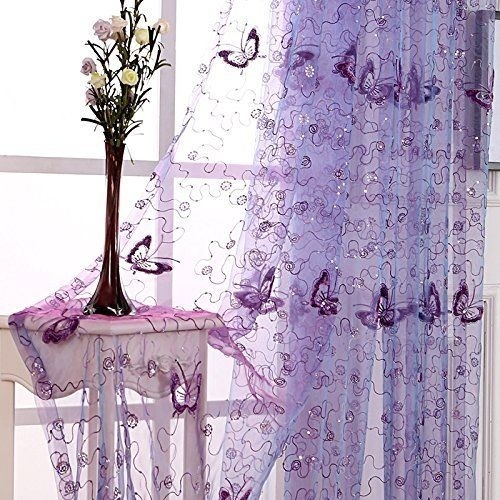 Tende tulle ricamate - tende,