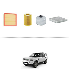 HOFFCAR Kit tagliando - 4 filtri per Land Rover Discovery 4 (LR4) 3.0 SDv6 188kw