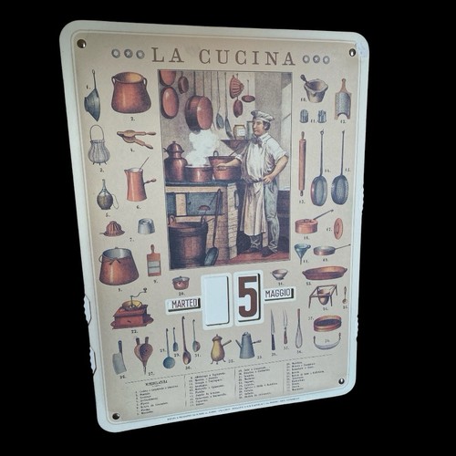 Calendario parete vintage - calendario,