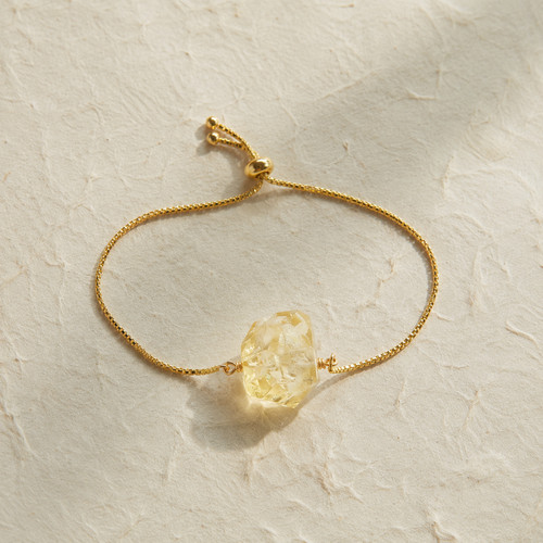 Bracciale charm citrino - bracciale, |