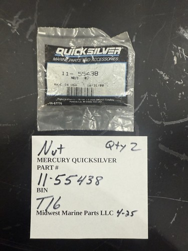 Mercury quicksilver castle nut - quicksilver,