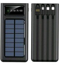 CARICABATTERIA POWER BANK PANNELLO SOLARE 12000 MAHIMPERMEABILE BATTERIA ESTERNA