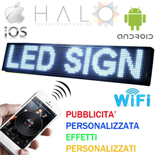 Insegna luminosa led wifi - luminosa,