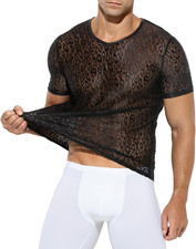 Maglia Trasparente Uomo Rete