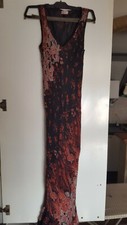 vestito lungo in seta taglia 40 Max e Co