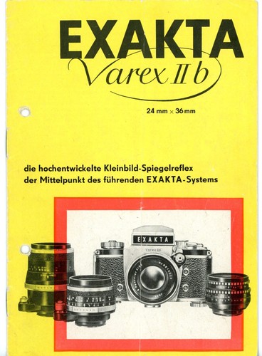 Brochure ihagee exakta varex - exakta,