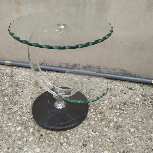 Tavolino ripiani in - tavolino, vetro